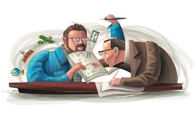 El presidente reescribe la historia