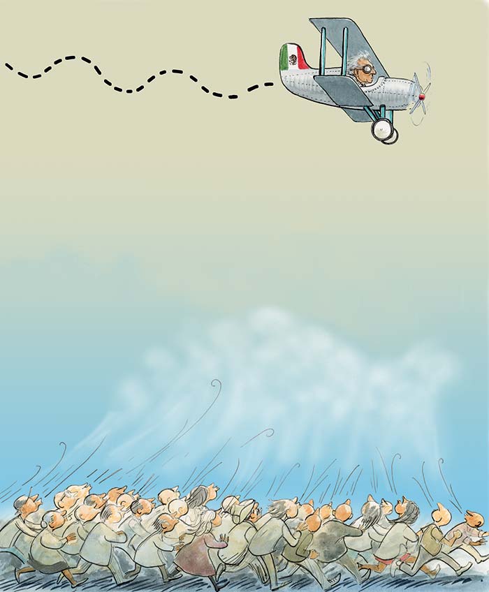 El presidente está en el cielo, en la tierra y en todo lugar