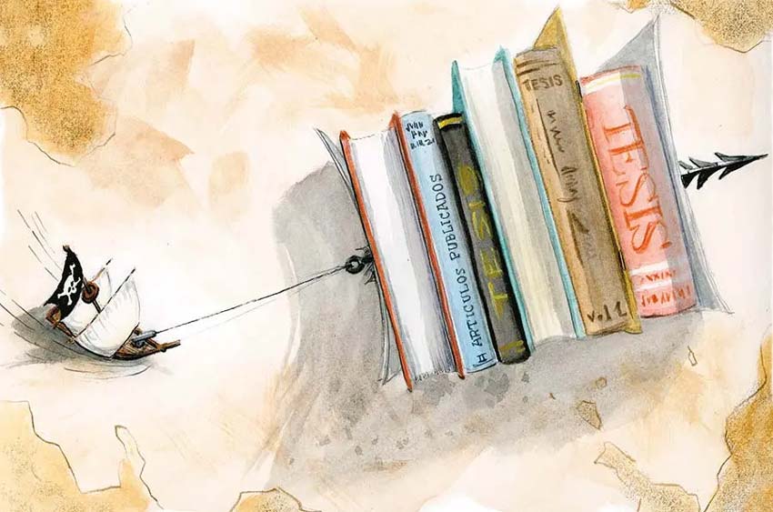 La plagiaria y el presidente