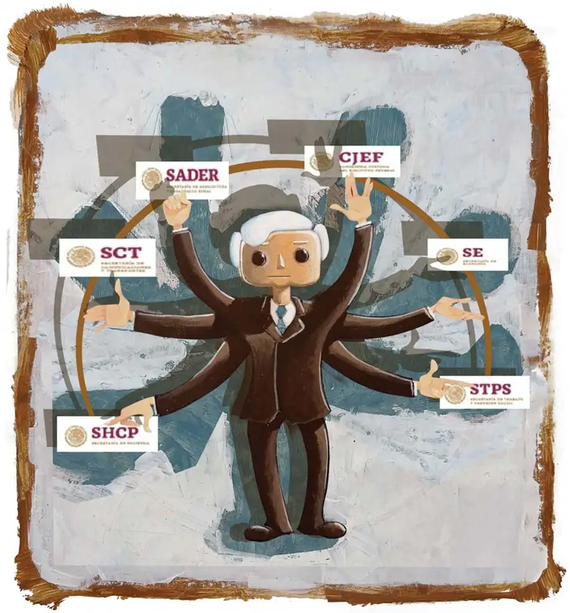 López Obrador. Ilustración: Sergio Bordón